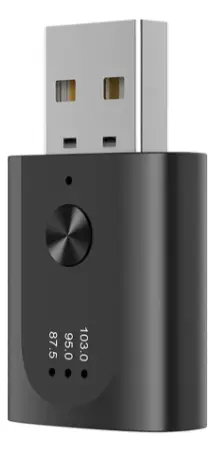 Permite conectar tu música al estéreo del auto de manera sencilla y con sonido claro. Con Bluetooth 5.4, disfruta de una conexión rápida y estable .