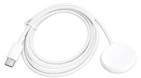 Con Conector USB-C, ideal para relojes inteligentes compatibles. carga rápida, estable y segura gracias a su base magnética que asegura una perfecta alineación.