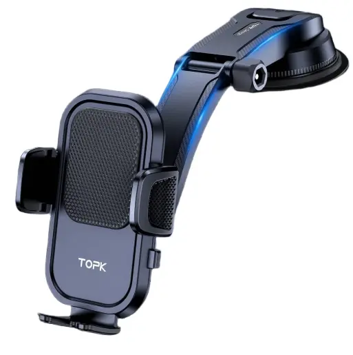 Cuenta con brazo ajustable, ventosa fuerte y agarre firme. Mantén tu celular estable en parabrisas o tablero con sujeción segura y diseño premium.