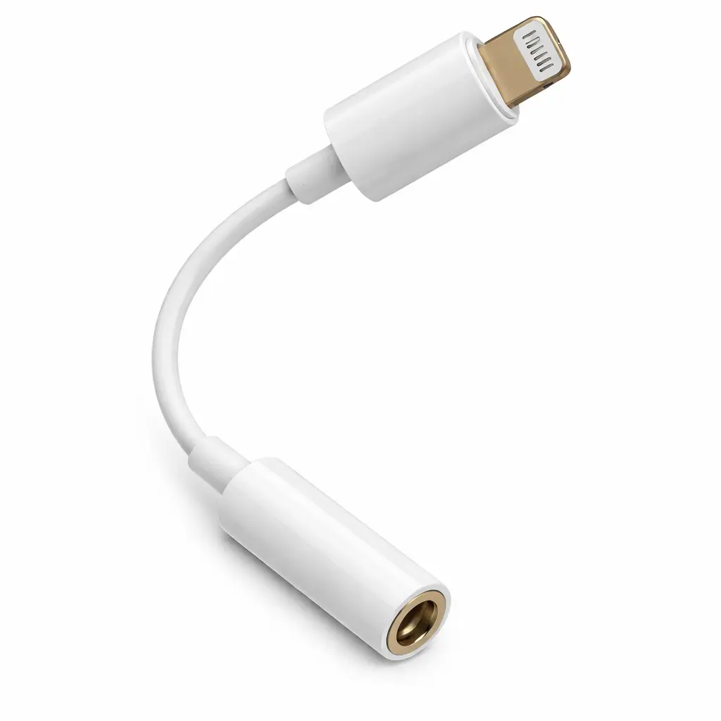 Diseñado para dispositivos Apple que no cuentan con entrada de audífonos tradicional; Conecta sistemas de audio a iPhone, iPad o iPod con puerto Lightning.