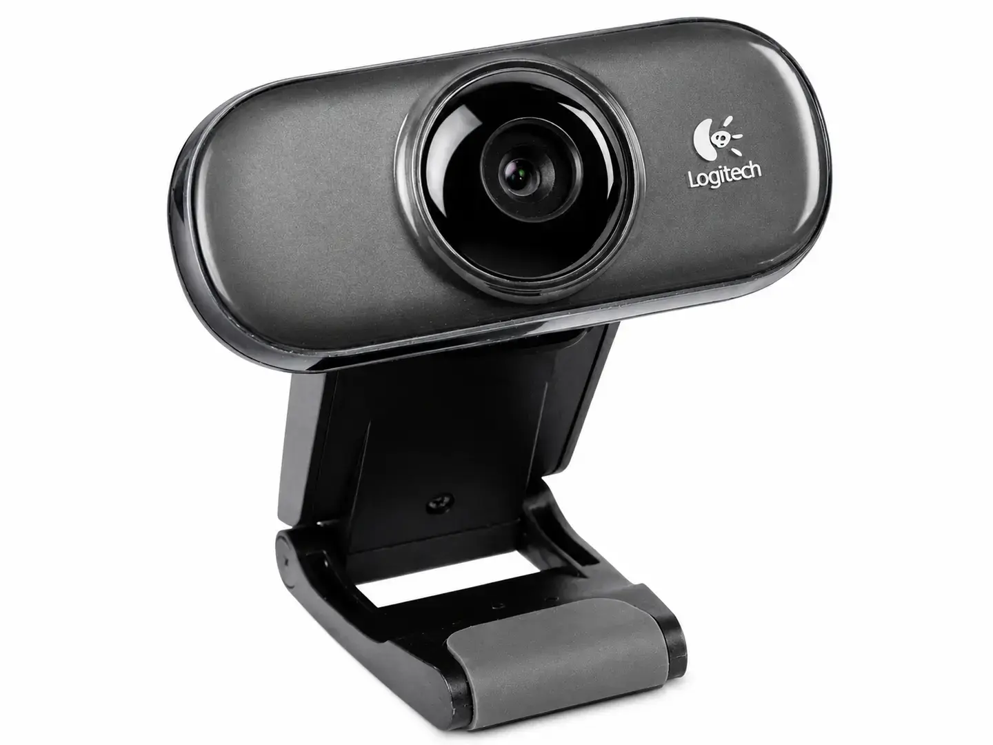 Webcam Logitech USB para computadora, ideal para videollamadas, clases en línea y reuniones en Jiutepec, Yautepec y Cuernavaca.